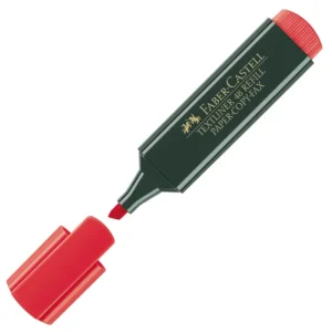 Маркер Faber-Castell - червен