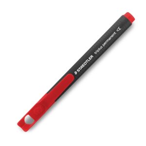 Перманентен маркер Staedtler Triplus - червен
